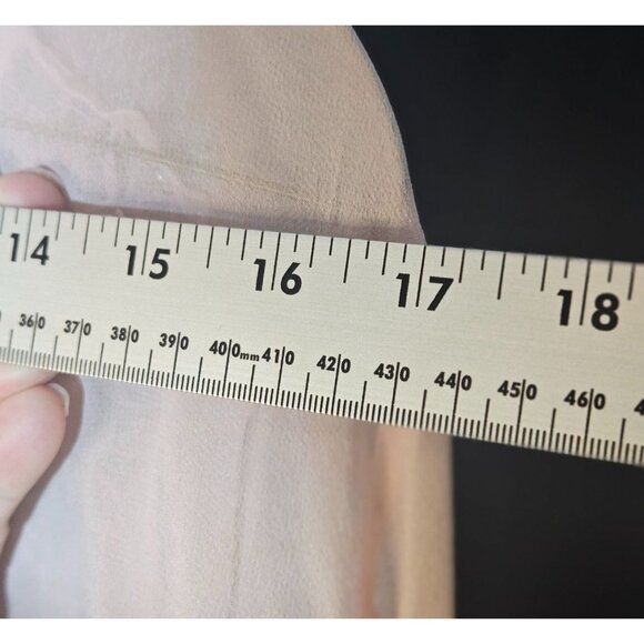 Vintage Inspired Sheer Pink Embroidered Boho Blouse - Picture 5 of 9